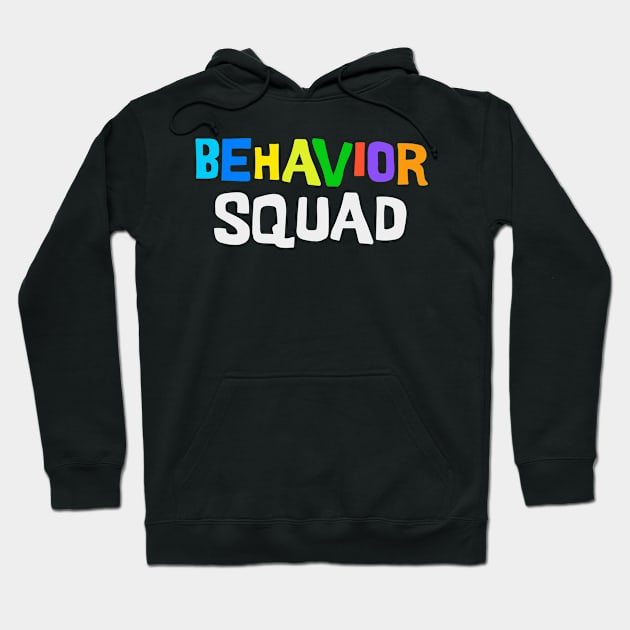 Behavior Squad Hoodie by Quincey Abstract Designs